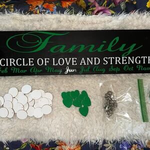 Family Sign for birthdays, anniversaries , etc…